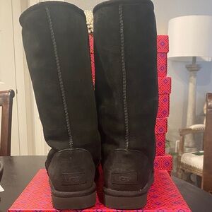 UGG Classic Black Suede Boots